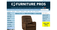 Desktop Screenshot of furniturepros1.com